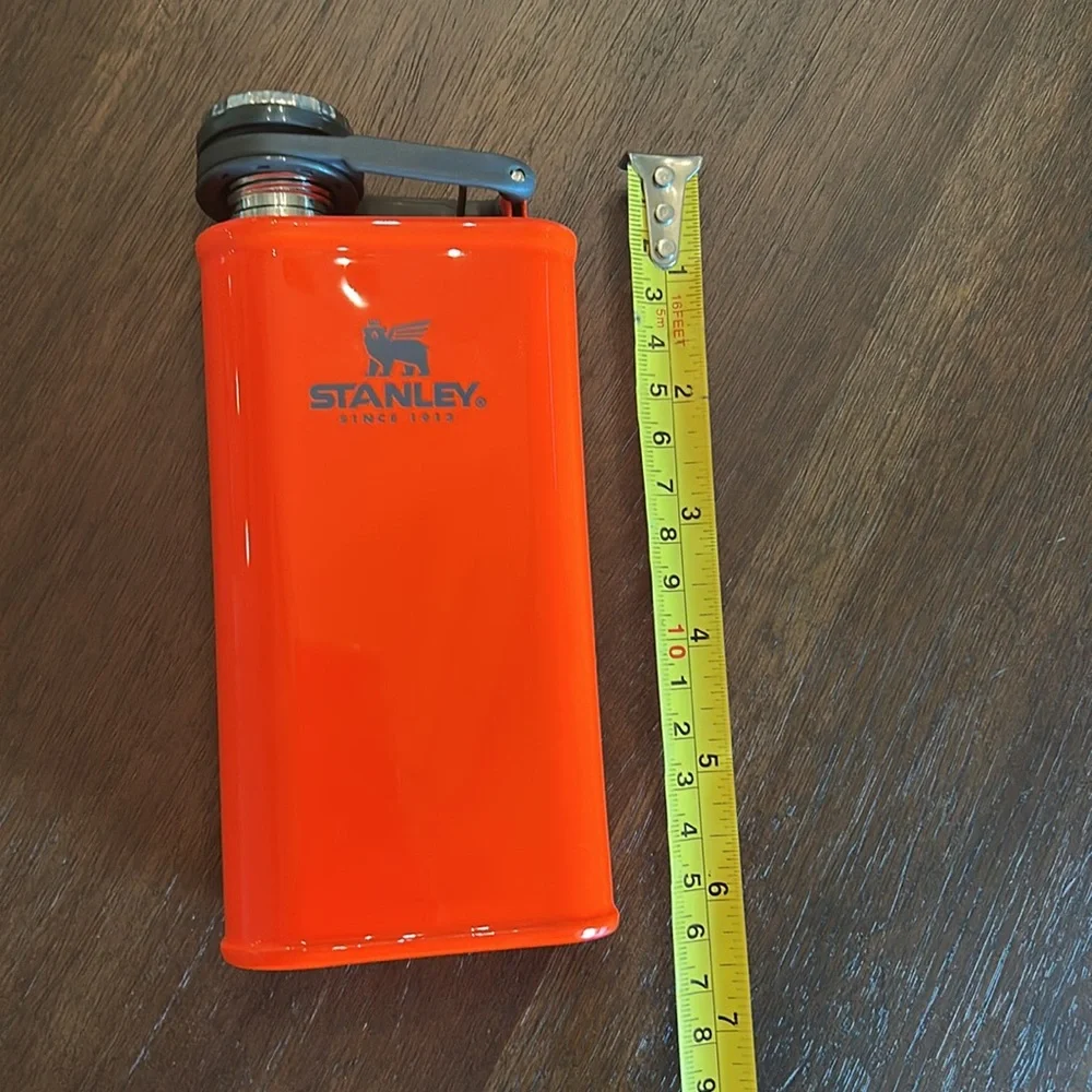 Stanley Bright Orange Flask- NWOT - Picture 6 of 6